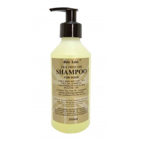 Delikatny szampon dla psów TEA TREE OIL 250 ml GOLD LABEL