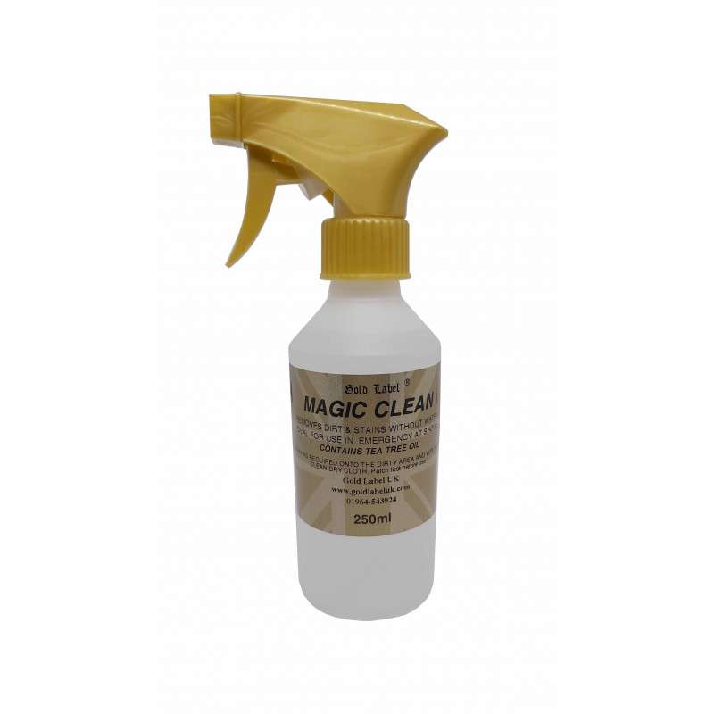 Suchy szampon dla koni psów Magic Clean 250 ml GOLD LABEL