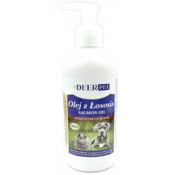 Olej z łososia dla psów kotów 250 ml DEER PET