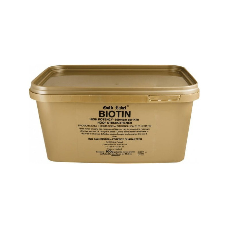 Biotyna dla koni GOLD LABEL 900g