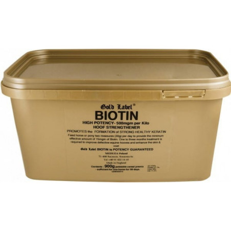 Biotyna dla koni GOLD LABEL 900g