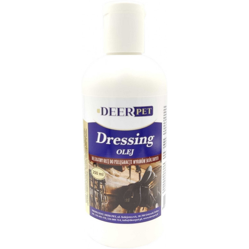 Olej do skóry Dressing 250 ml DEER PET