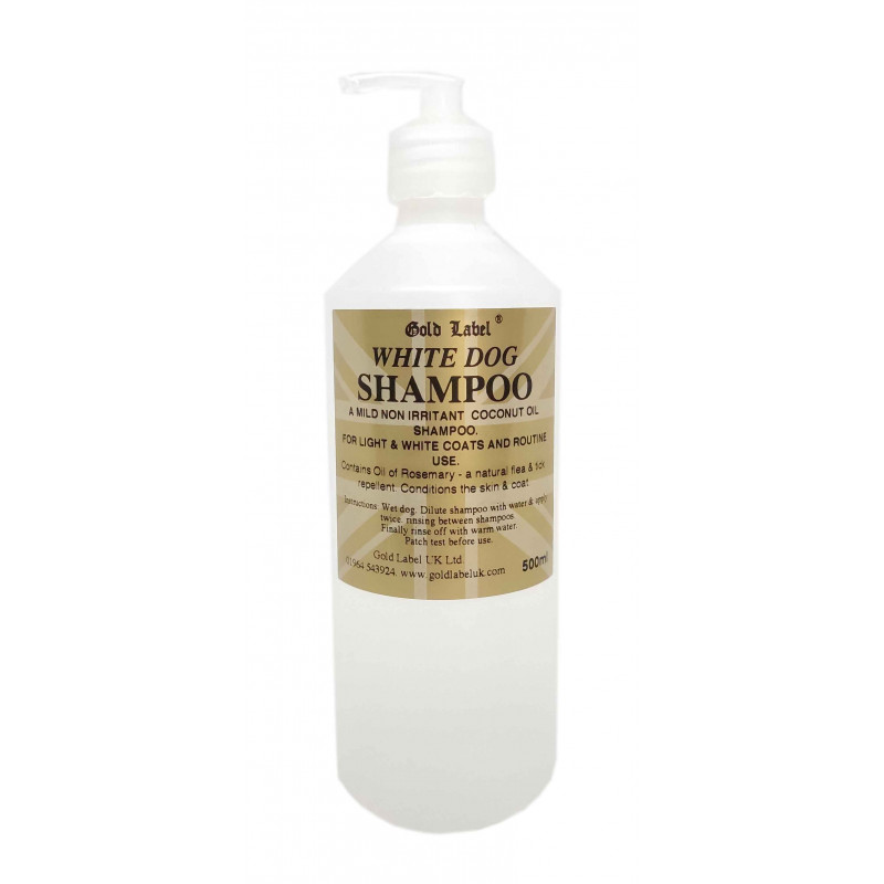 White Dog Shampoo 500 ml GOLD LABEL