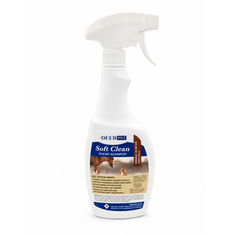 Suchy szampon SOFT CLEAN 500 ml DEER PET