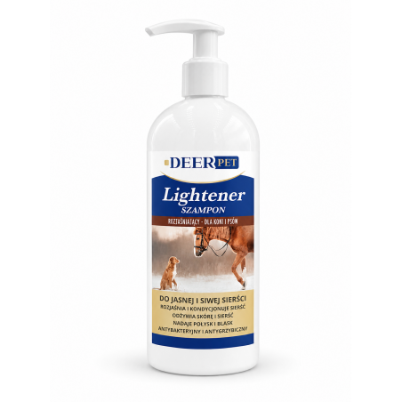 Szampon dla siwych psów koni LIGHTENER 500 ml DEER PET