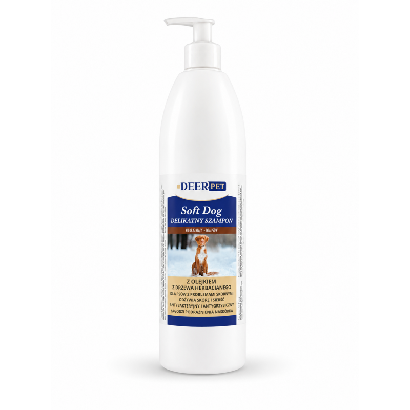 Delikatny szampon dla psów SOFT DOG 1000 ml DEER PET