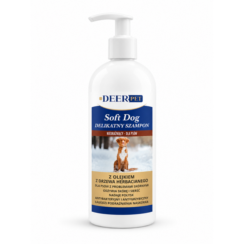 Delikatny szampon dla psów SOFT DOG 500 ml DEER PET