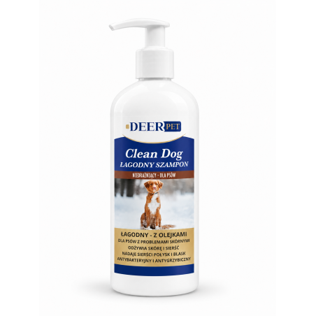 Delikatny szampon dla psów CLEAN DOG 500 ml DEER PET