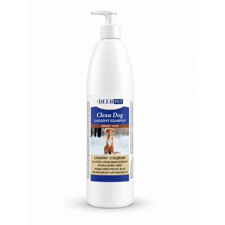 Delikatny szampon dla psów CLEAN DOG 1000 ml DEER PET