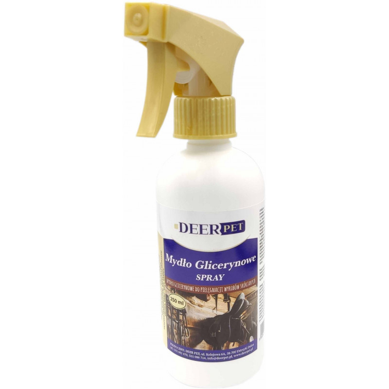 Spray mydło glicerynowe do skóry 250 ml DEER PET