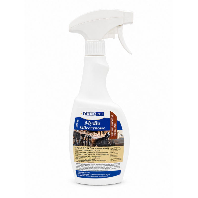 Spray mydło glicerynowe do skóry 500 ml DEER PET