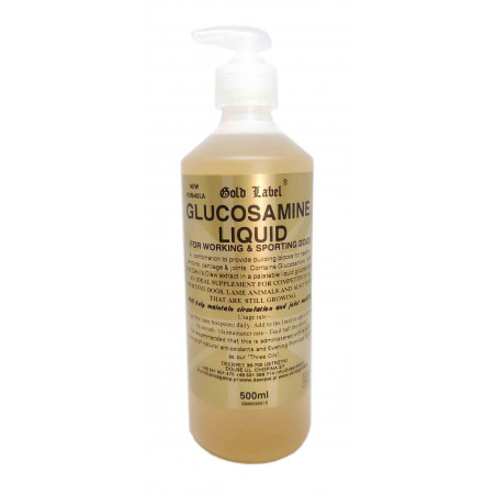Glukozamina w płynie dla psa konia 500 ml GOLD LABEL
