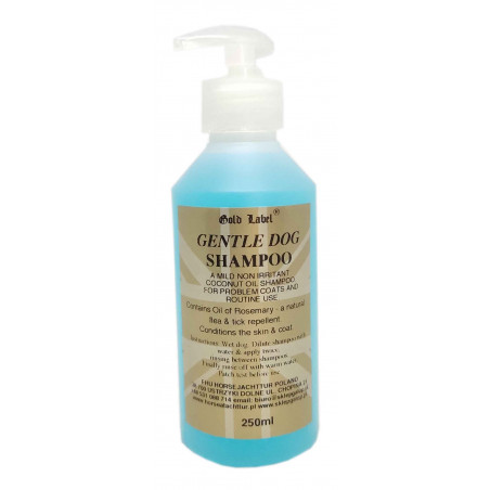 Delikatny szampon dla psów  GENTLE 250 ml GOLD LABEL