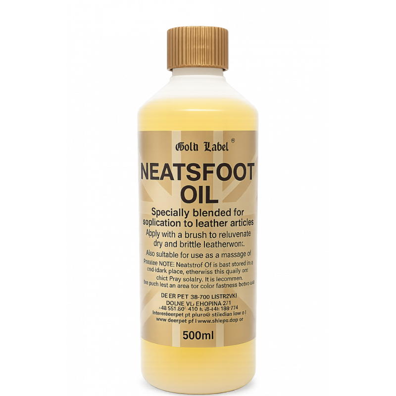 Olej do skóry Neatsfoot Oil 500 ml GOLD LABEL