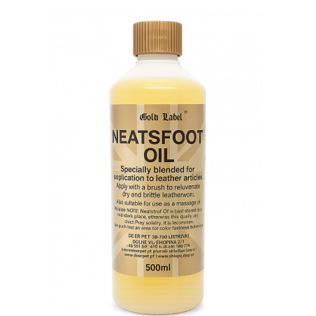 Olej do skóry Neatsfoot Oil 500 ml GOLD LABEL