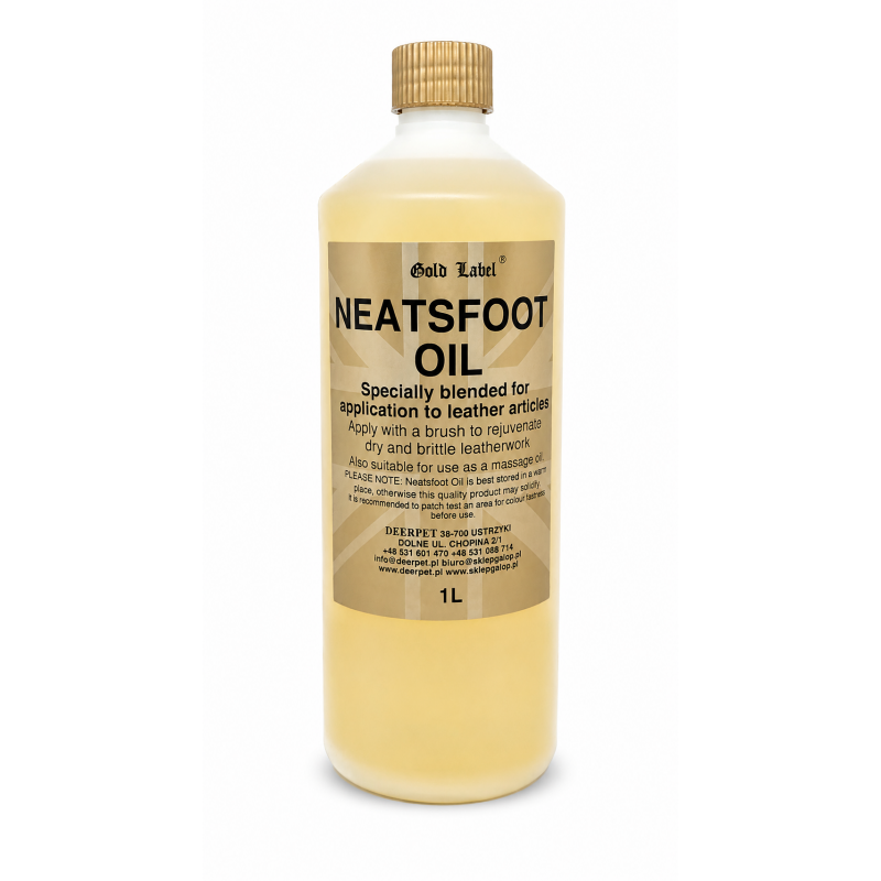 Olej do skóry Neatsfoot Oil 1000 ml GOLD LABEL