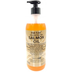 Olej z łososia dla psów SALMON OIL 500 ml GOLD LABEL