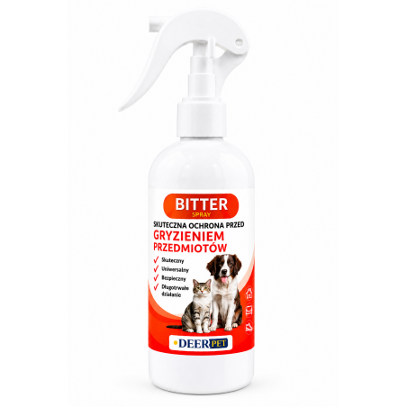 BITER płyn przeciwko obgryzaniu przedmiotów pies kot 250 ml DEER PET