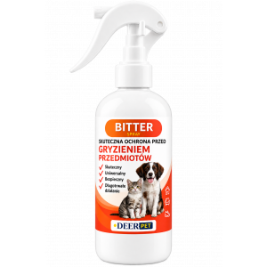 BITER płyn przeciwko obgryzaniu przedmiotów pies kot 500 ml DEER PET