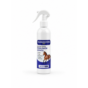 Spray z chlorheksydyną grzybica stany zapalne dla koni 250 ml DEER PET