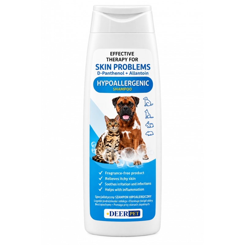 Szampon hipoalergiczny dla psa kota 250ml DEER PET