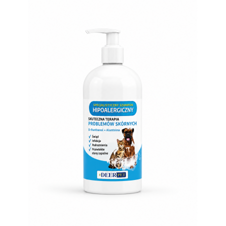 Szampon hipoalergiczny dla psa kota 500ml DEER PET