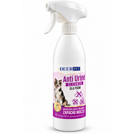 Spray Anti Urine Cleaner likwiduje zapach moczu psów DEER PET 1000 ml