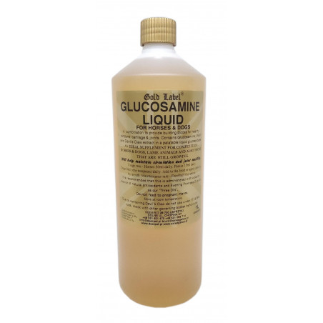Glukozamina glucosamine w płynie dla koni i psów 1LITR GOLD LABEL
